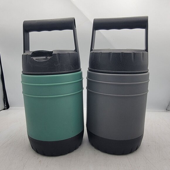 Stanley Classic 10oz Thermos Set Green Gray Insulated Leak Proof Portable Handle - Picture 2 of 6